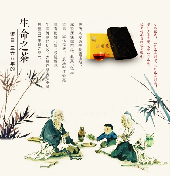 泾阳茯砖茶历史
